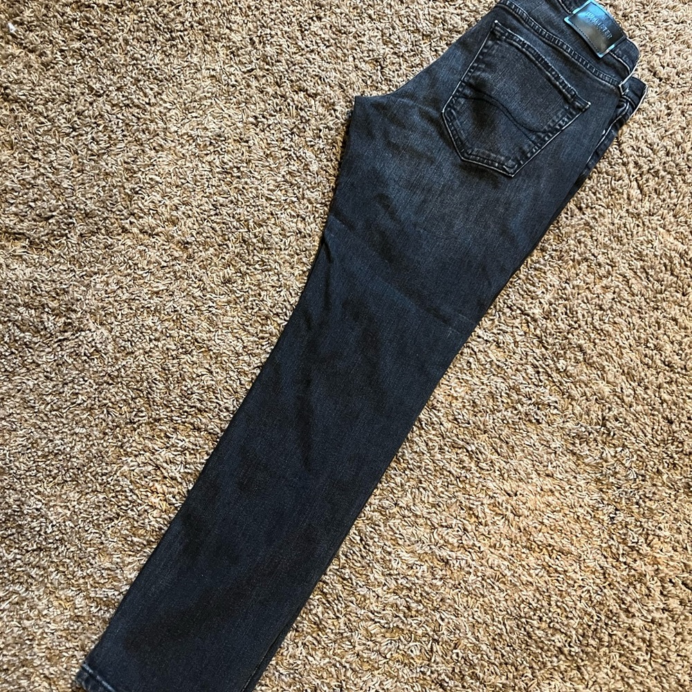 Hollister skinny jeans 32x30 (black)